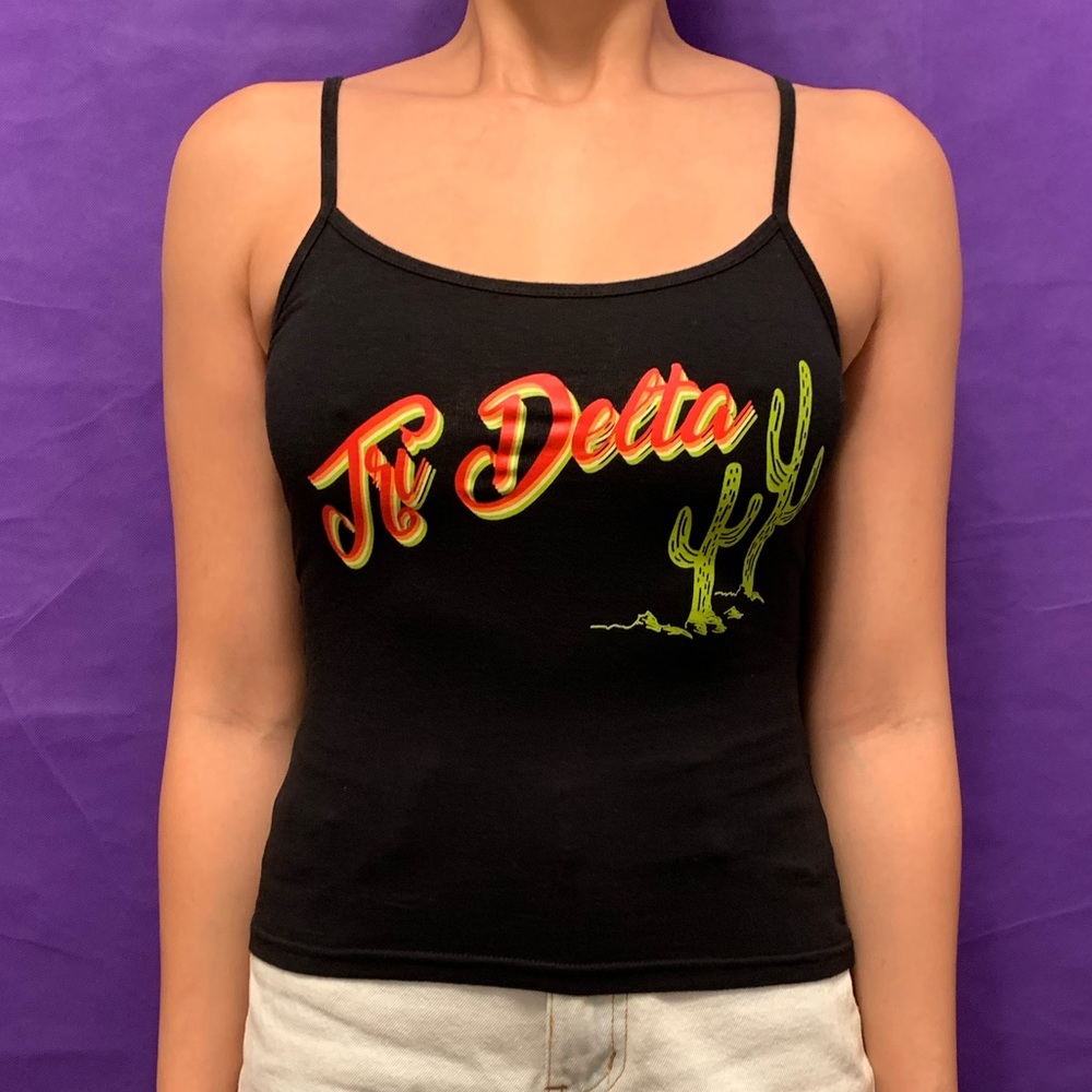 Tri Delta Cactus Tank Top